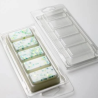 Rectangle Snap Bar Clam Shell per Wax Melts