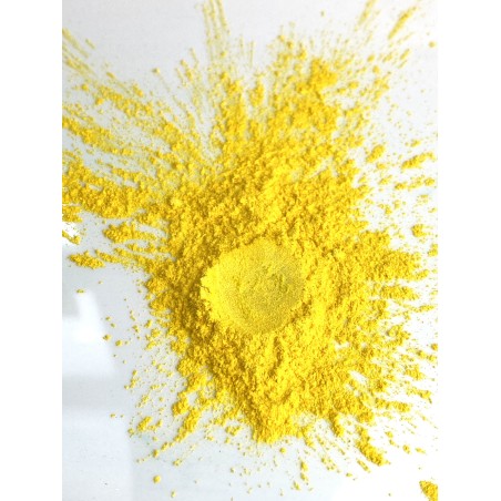 Polvere di mica Giallo per wax melts, resina epossidica, trucco, smalto per unghie, sapone da bagno