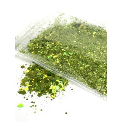 Chunky Glitter Verde Chiaro